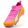 Puma Ultra 6 Match Fg Ag Fucsia Turchese - Scarpe Calcio Bambino