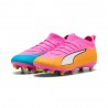 Puma Ultra 6 Match Fg Ag Fucsia Turchese - Scarpe Calcio Bambino