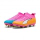 Puma Ultra 6 Match Fg Ag Fucsia Turchese - Scarpe Calcio Bambino