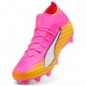 Puma Ultra 6 Match+ Fg Ag Fucsia Turchese - Scarpe Calcio Uomo