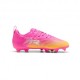 Puma Future 9 Fg Mg Fucsia Arancio - Scarpe Calcio Bambino