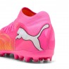 Puma Future 9 Pro Mg Fucsia Arancio - Scarpe Calcio Uomo