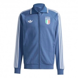 ADIDAS Felpa Calcio Italia Culture Blu Uomo