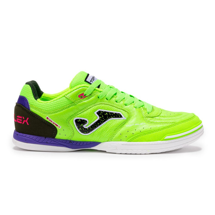 Joma Sport Top Flex 2511 Indoor Verde Fluo Nero - Scarpe Calcio Uomo