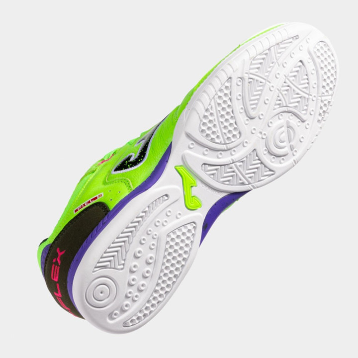 Joma Sport Top Flex 2511 Indoor Verde Fluo Nero - Scarpe Calcio Uomo