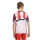 ADIDAS T-Shirt Bayern Pre Match Bianco Rosso Blu Bambino