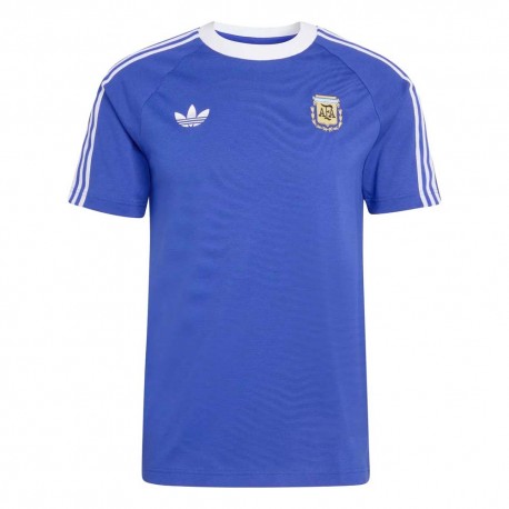 ADIDAS T-Shirt Cotton Tee Argentina Blu Uomo
