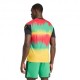 ADIDAS T-Shirt Pre Match Jamaica Oro Verde Red Uomo