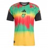 ADIDAS T-Shirt Pre Match Jamaica Oro Verde Red Uomo