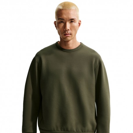 Nike 24.7 Impossiblysoft Felpa Palestra Girocollo Verde Uomo