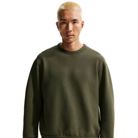 Nike 24.7 Impossiblysoft Felpa Palestra Girocollo Verde Uomo