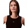 Calvin Klein Canotta Rib Nero Donna