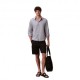 Calvin Klein Shorts Cargo Lino Nero Uomo
