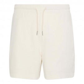 Calvin Klein Shorts Waffle Bianco Uomo