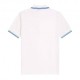 Fred Perry Polo Righe Bianco Uomo