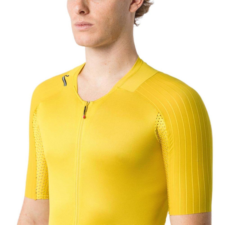 Castelli Body Ciclismo Ulimited Speedsuit Mango Mojito Nero Ivory Uomo