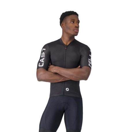 Castelli Maglia Ciclismo Entrata Apex Nero Bianco Uomo