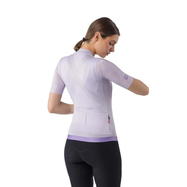 Castelli Maglia Ciclismo Espresso 2 Purple Mist Donna