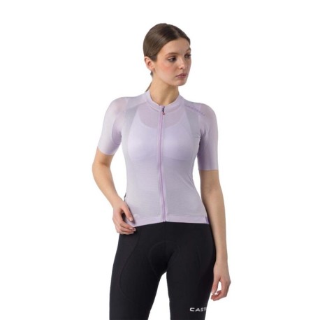Castelli Maglia Ciclismo Espresso 2 Purple Mist Donna