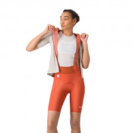 Castelli Salopette Ciclismo Espresso 2 Paprika Donna