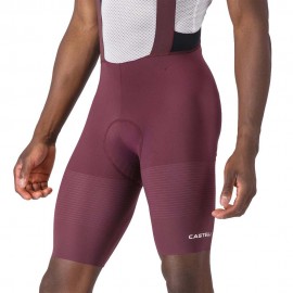 Castelli Salopette Ciclismo Premio Evo Deep Bordeaux Winter Sky Uomo