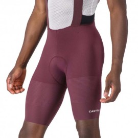 Castelli Salopette Ciclismo Premio Evo Deep Bordeaux Winter Sky Uomo
