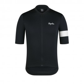 Rapha Maglia Ciclismo Core Jersey Nero Bianco Uomo