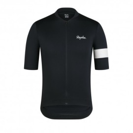 Rapha Maglia Ciclismo Core Jersey Nero Bianco Uomo
