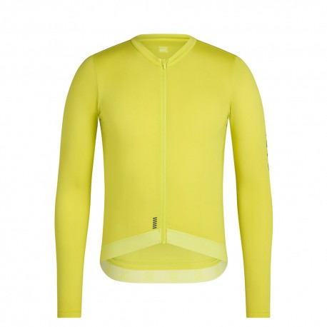 Rapha Maglia Ciclismo Ls Pro Team Lightweight Chartreuse Bianco Uomo