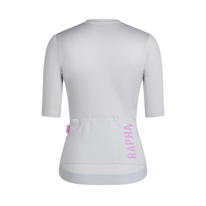 Rapha Maglia Ciclismo Pro Team Training Argento Quartz Donna