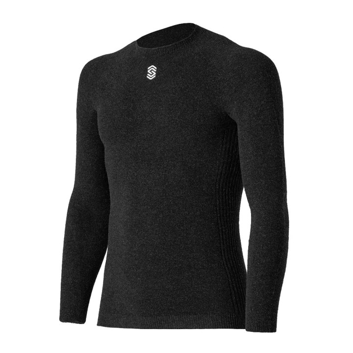 Silverskin Maglia Ciclismo Ml Warm G C Antracite Uomo