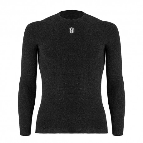 Silverskin Maglia Ciclismo Ml Warm G C Antracite Uomo