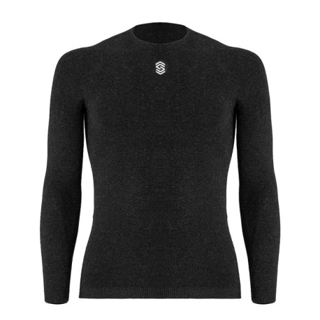 Silverskin Maglia Ciclismo Ml Warm G C Antracite Uomo