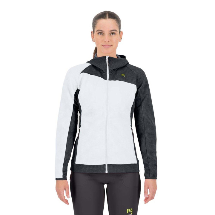Karpos Felpa In Pile Averau Bright Bianco Vulcan Donna