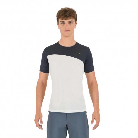 Karpos T-Shirt Trekking Averau Bright Bianco Vulcan Uomo