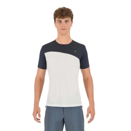 Karpos T-Shirt Trekking Averau Bright Bianco Vulcan Uomo