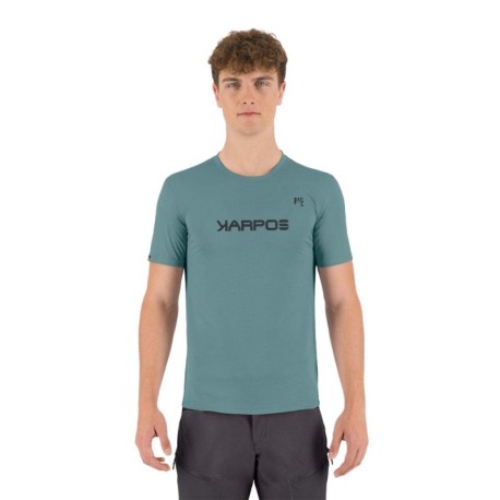 Karpos T-Shirt Trekking Loma Evo Mineral Blue Uomo