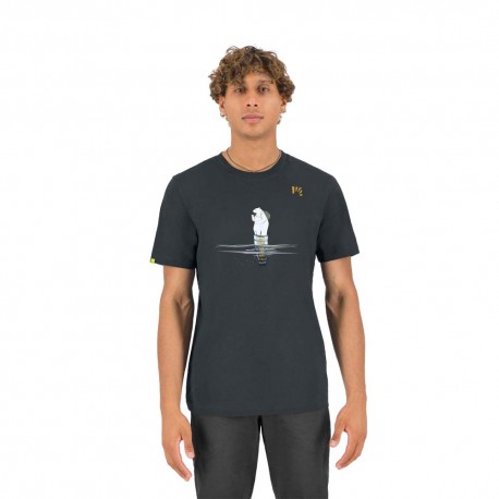Karpos T-Shirt Trekking Wild Animal Woodl Gray Print 3 Uomo