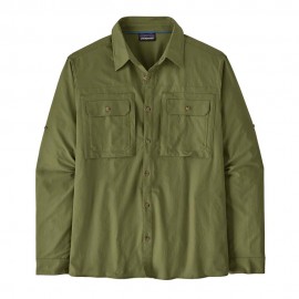 Patagonia Camicia Trekking Self Guided Caper Verde Uomo