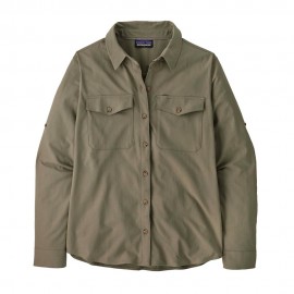 Patagonia Camicia Trekking Self Guided River Rock Verde Donna