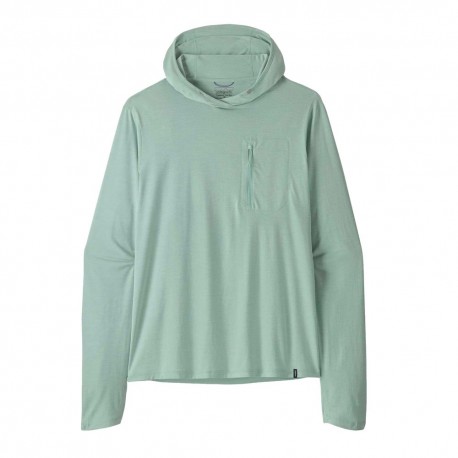 Patagonia Maglia Trekking Cap Cool Sun Hoody Thermal Blue Uomo