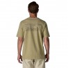 Patagonia T-Shirt Trekking P-6 Logo Responsabili-Tee Gumtree Verde Uomo