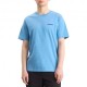 Patagonia T-Shirt Trekking P-6 Logo Shore Blue Uomo
