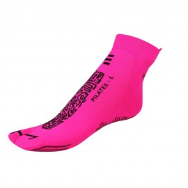 Calze Da Pilates One Finger New Fucsia/Nero