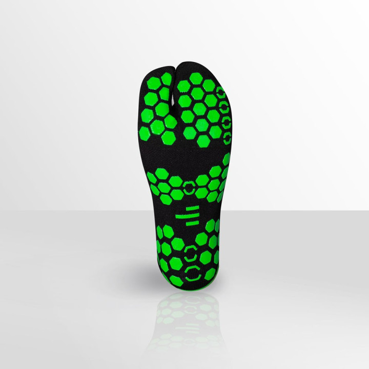 R-Evenge Calze Functional 1 Finger New Nero/Verde Unisex