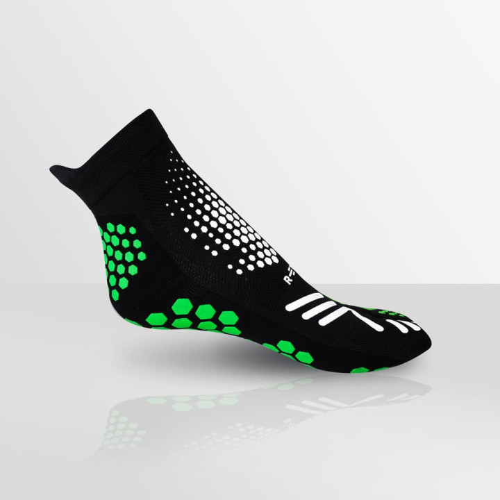 R-Evenge Calze Functional 1 Finger New Nero/Verde Unisex