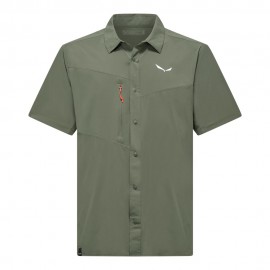Salewa Camicia Trekking Mm Puez Faded Verde  Uomo