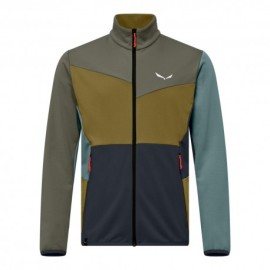 Salewa Felpa In Pile Puez Cammino Faded Verde Multi Uomo