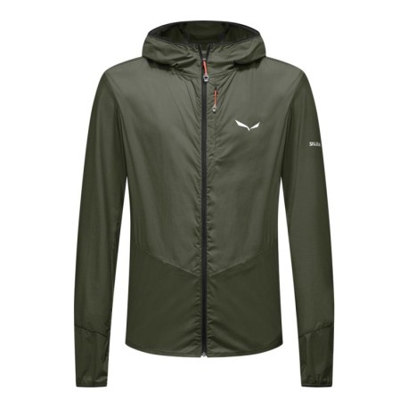 Salewa Giacca Trekking Pedroc Wind Hd Light Dark Olive Uomo