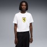 Puma Ferrari T-Shirt Colored Shield Bianco Uomo